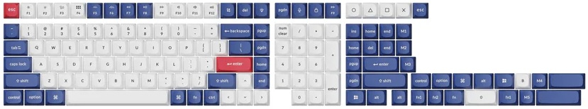 Набор переключателей для клавиатуры Keychron Double Shot OSA PBT 141 шт. (PBT53_KEYCHRON) - Фото 1