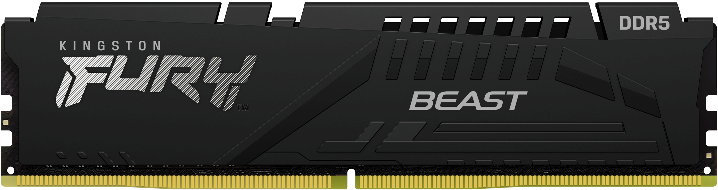 Память DDR Kingston 64GB 5200MT/s DDR5 CL40 DIMM (Kit of 2) FURY Beast Black (KF552C40BB2K2-64) - Фото 1