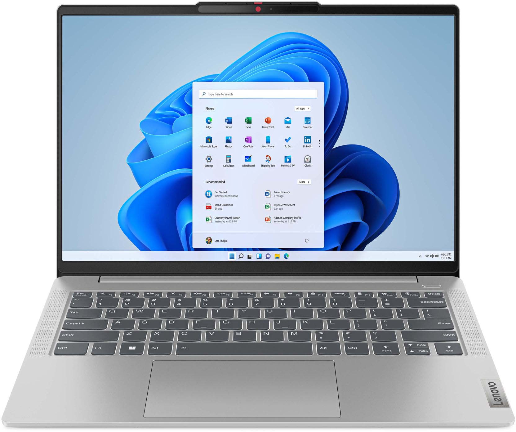 Уценка - Ноутбук Lenovo IdeaPad Slim 5 14IRL8 (82XD00AQRA) Cloud Grey - Фото 1