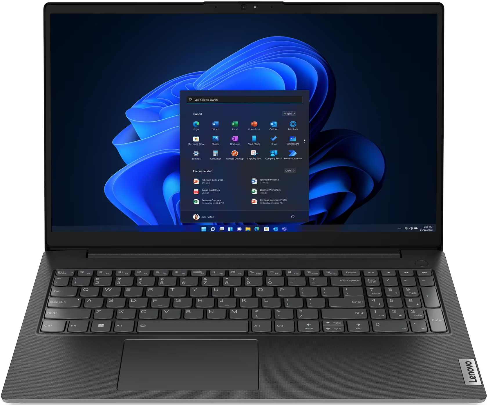 Ноутбук Lenovo V15 G4 IRU (83A100X2RA) Business Black - Фото 1