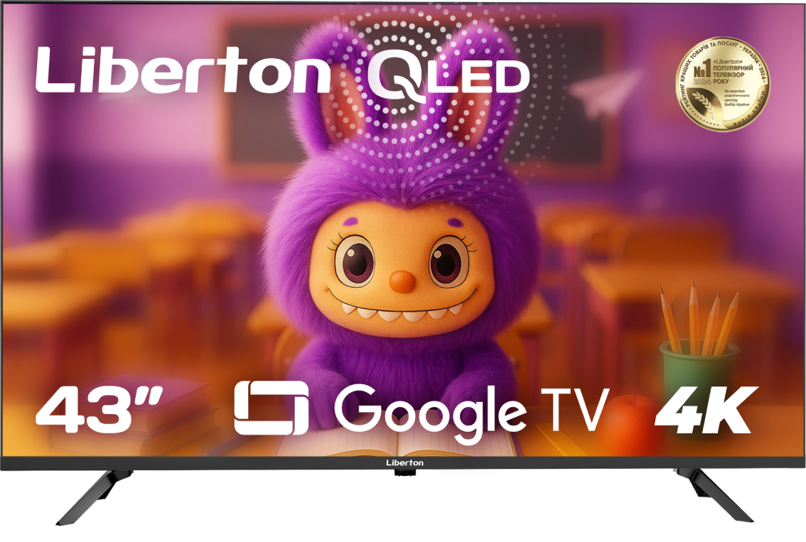 Телевизор Liberton LTV-43Q02GT - Фото 1