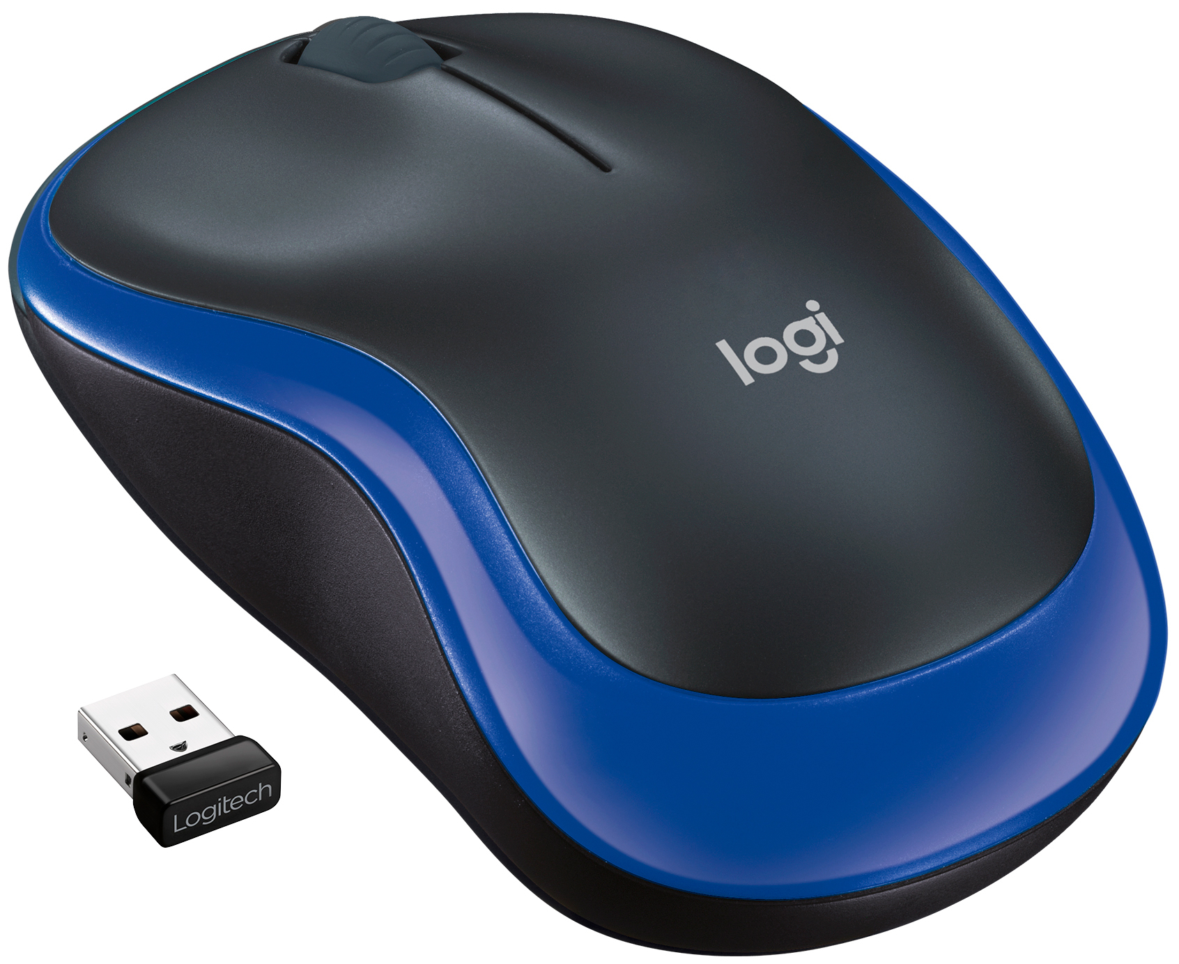 Уценка - Мышь беспроводная Logitech M185 WL Blue 910-002239 - Фото 1