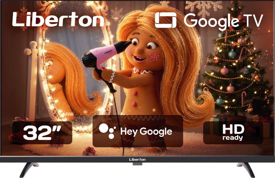 Купити Телевізор Liberton LTV-32H05GT - Фото 1 Телевізор Liberton LTV-32H05GT - Фото 1