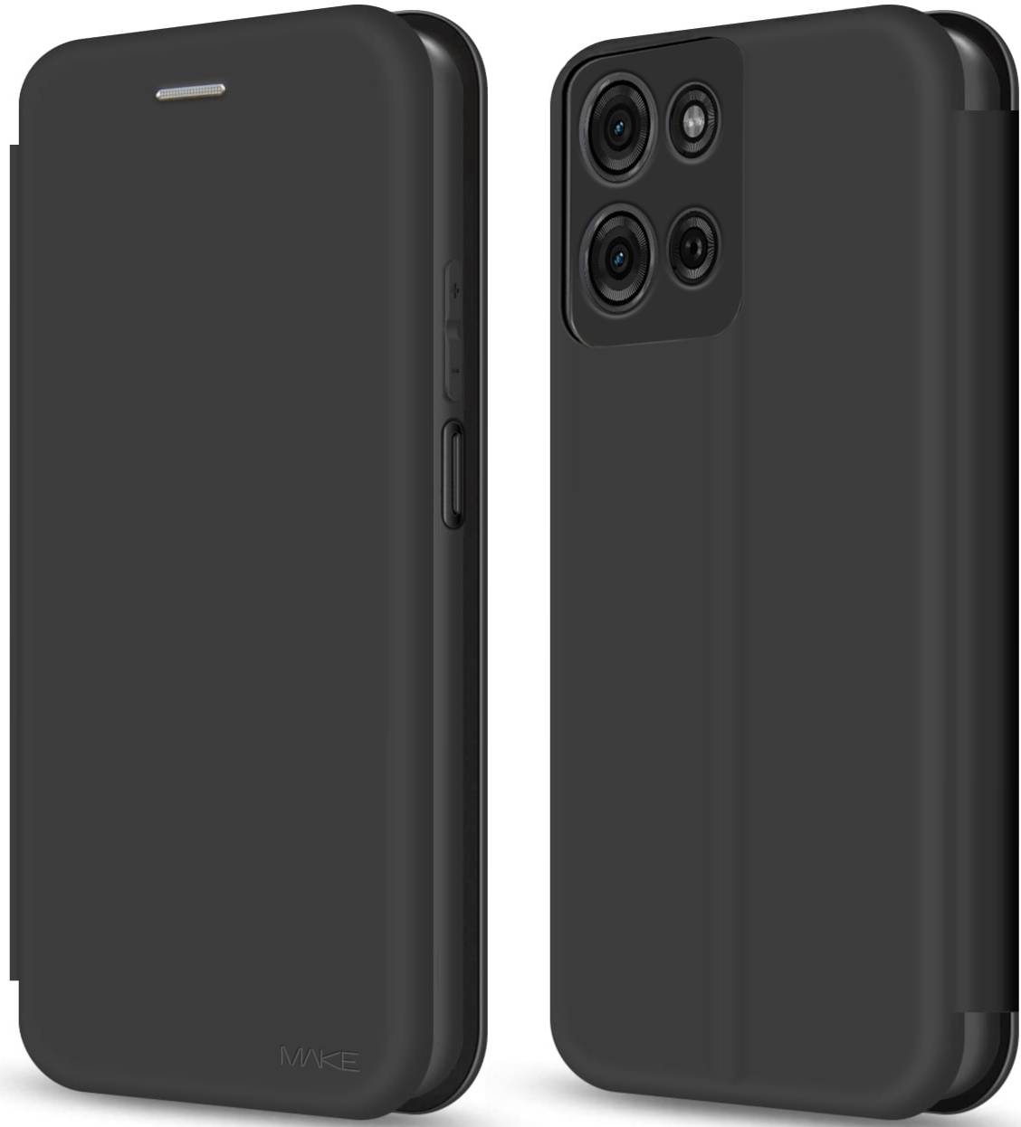 Чехол для смартфона MAKE Motorola G75 Flip Black (MCP-MG75) - Фото 1