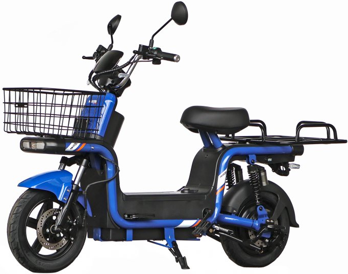 Электроскутер Maxxter RUNNER (Black-Blue) - Фото 1
