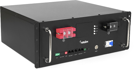 Батарея для солнечного инвертора Merlion LiFePO4 51.2V 50AH for Solar RACK MOUNT 50A BMS, 5000 циклов Q1 (LFP51.2-50US) - Фото 1