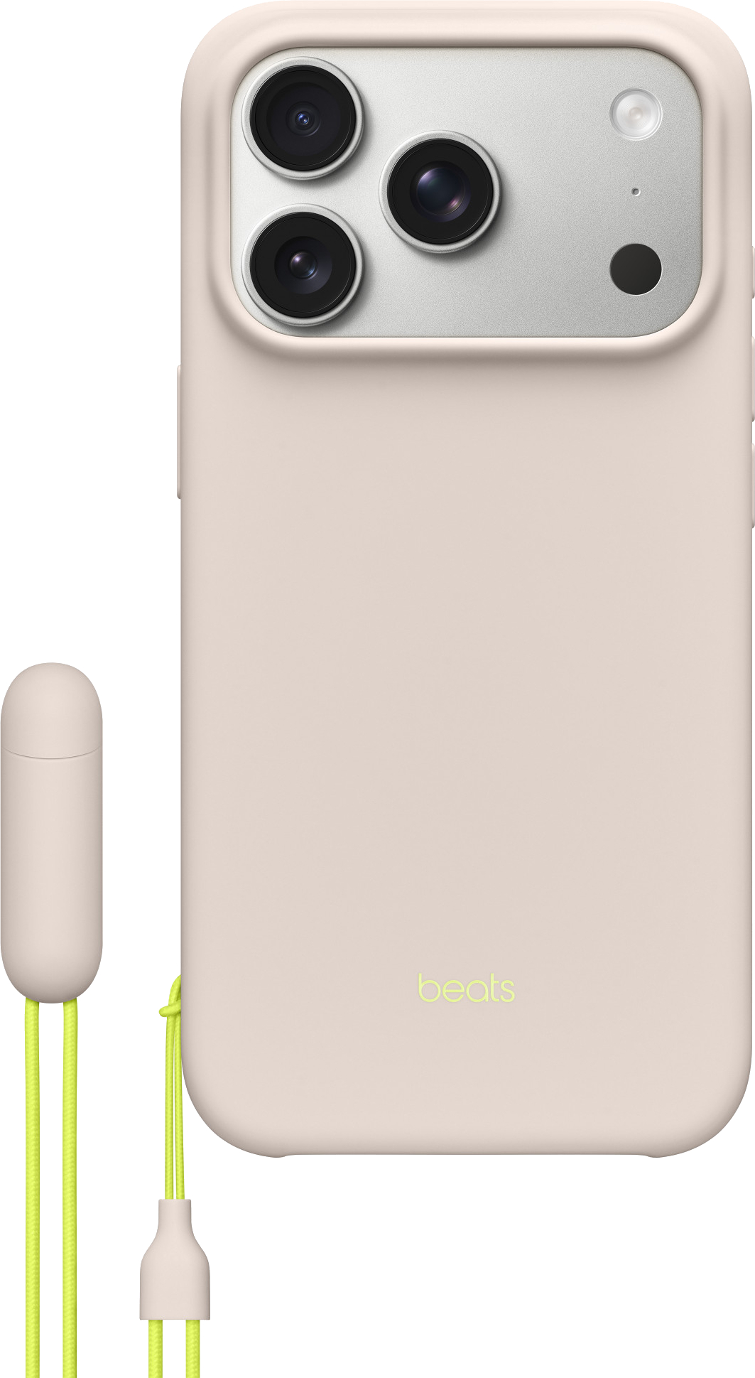 Чехол для смартфона Apple Beats iPhone 17 Pro Kickstand Case with MagSafe and Camera Control Lime Stone (MGTN4) - Фото 1