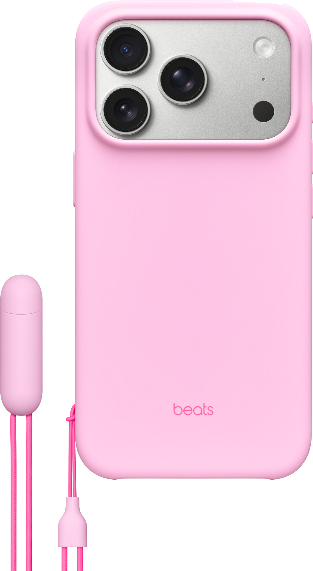 Чехол для смартфона Apple Beats iPhone 17 Pro Kickstand Case with MagSafe and Camera Control Pebble Pink (MGY84) - Фото 1