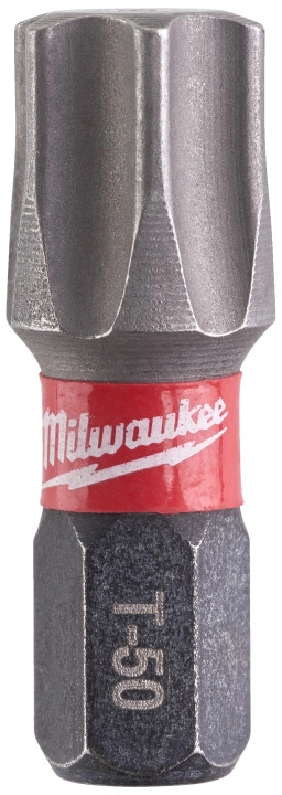Бита для отвертки Milwaukee Shockwave TX50 25 мм 2 шт. (4932430891) - Фото 1