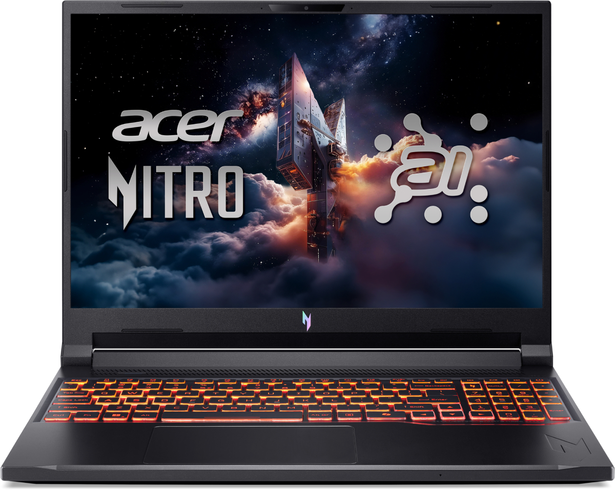 Ноутбук игровой Acer Nitro V 16 ANV16-61 (NH.QULEU.004) Obsidian Black - Фото 1