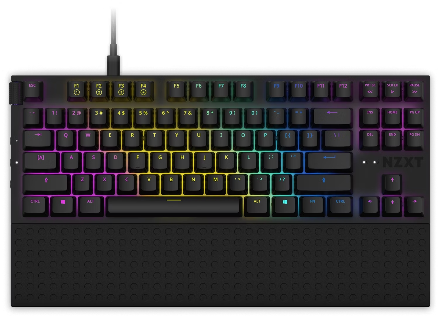 Клавиатура проводная игровая NZXT TKL (ANSI) Black (KB-1TKUS-BR) - Фото 1