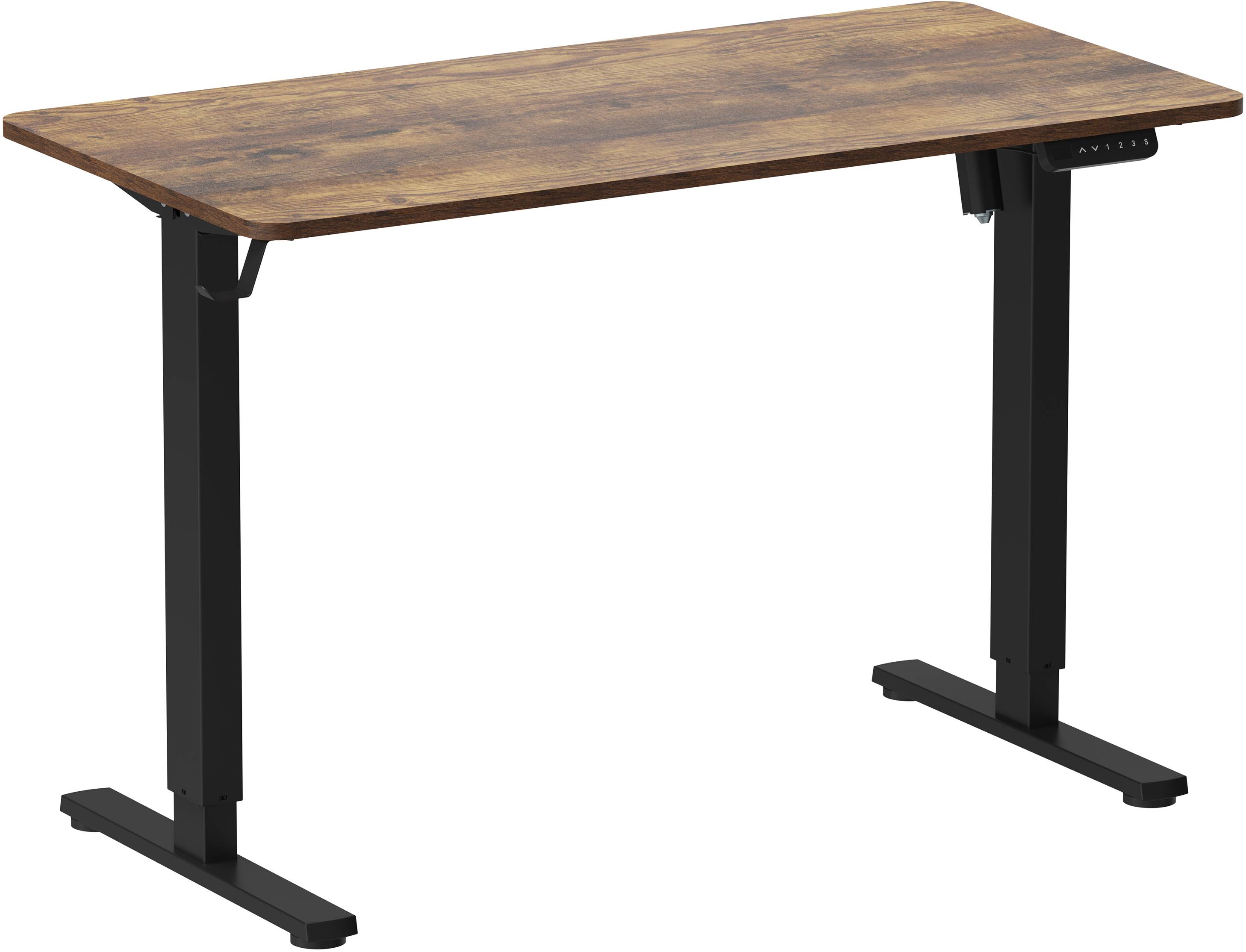 Стіл комп'ютерний OfficePro ODE1260DW Dark Wood/Black - Фото 1