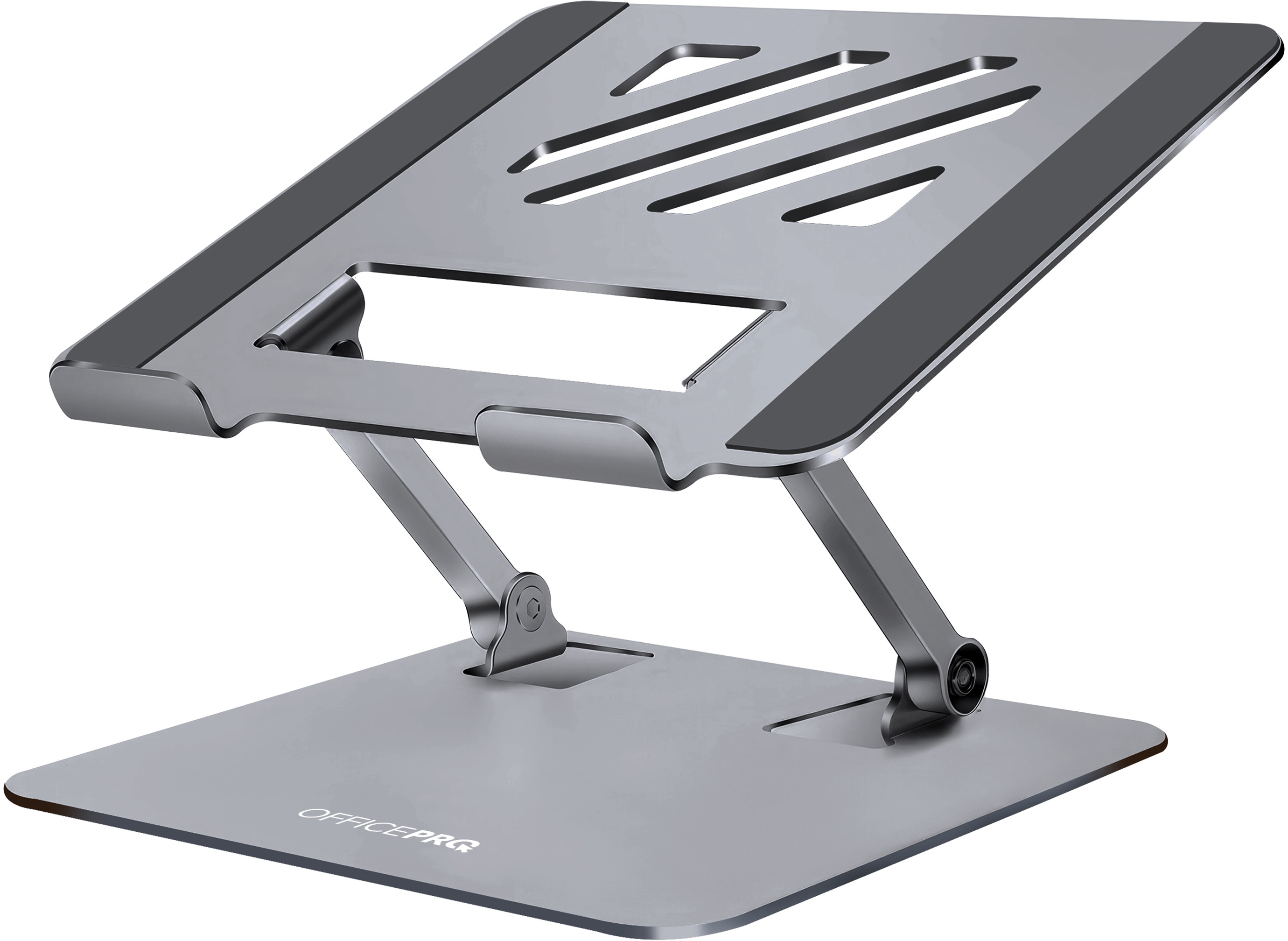 Підставка під ноутбук OfficePro LS797G Aluminum alloy Gray - Фото 1