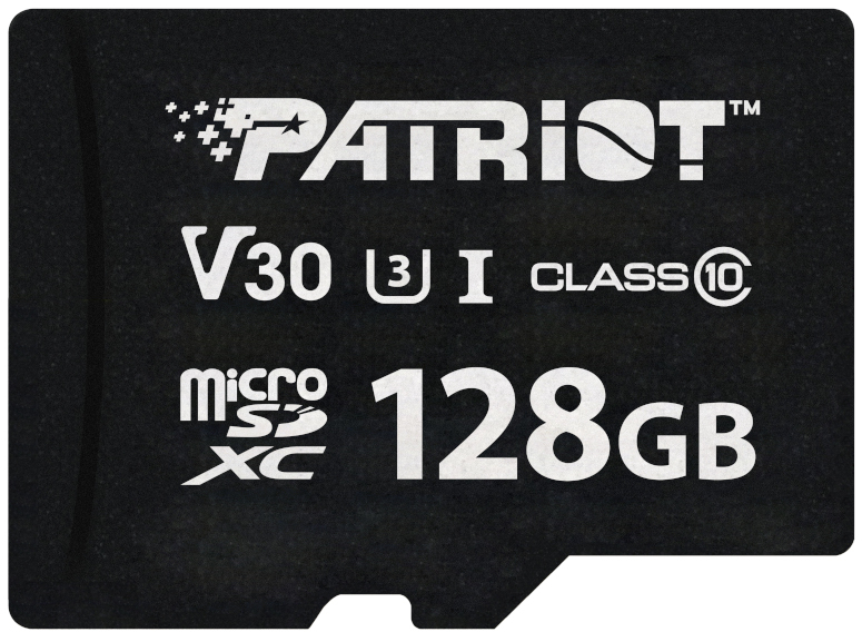 Карта памяти Patriot VX Series 128GB Micro SDXC V 30 Class 10 Memory Card - UHS-I U3 4K UHD Memory C (PSF128GVX31MCX) - Фото 1