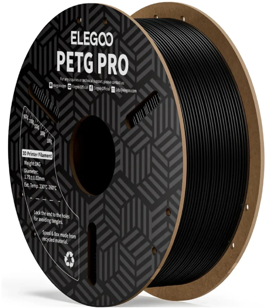 Нитка для PETG-картриджа Elegoo PRO Filament 1.75 мм (50.203.0198) - Фото 1