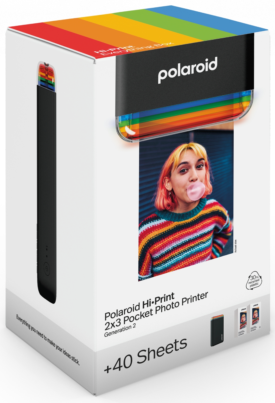 Фотопринтер Polaroid HiPrint 2x3 Generation 2 Everything Box - Black (6439) - Фото 1