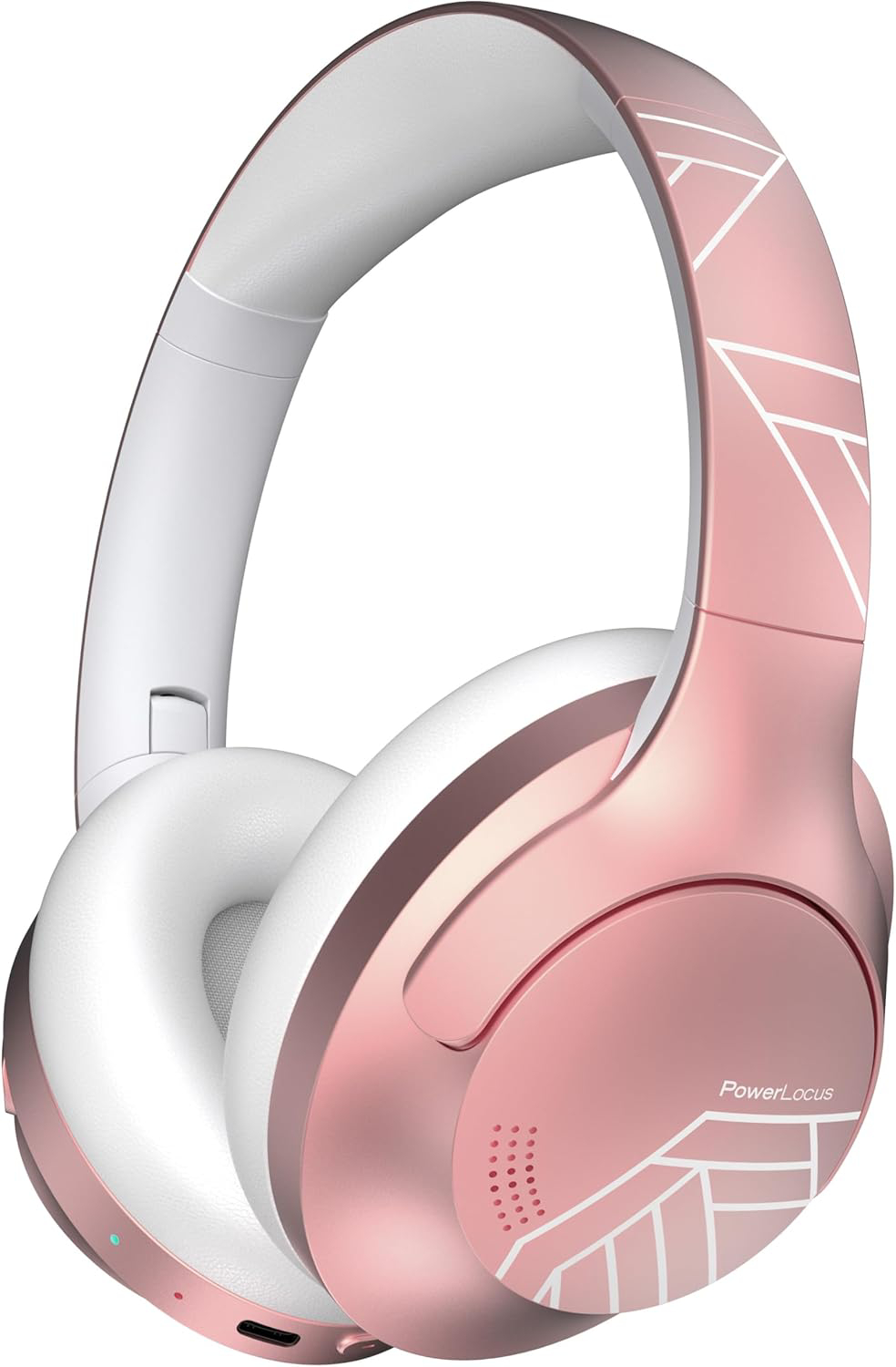 Наушники полноразмерные беспроводные PowerLocus P3 Rose Gold (pwl-p3-rosegold) - Фото 1