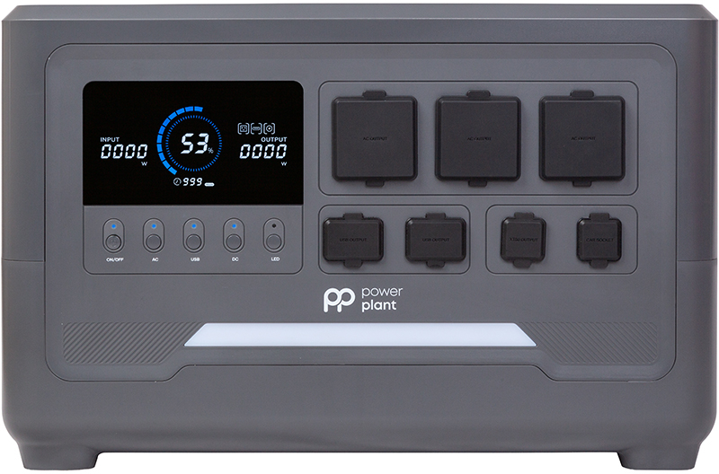 Зарядная станция универсальная PowerPlant G24 2048Wh, 2400W (PB931392) - Фото 1