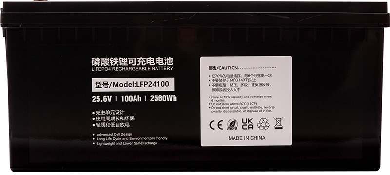 Батарея для солнечного инвертора PowerPlant LiFePO4 24V 100Ah (LFP24100) - Фото 1