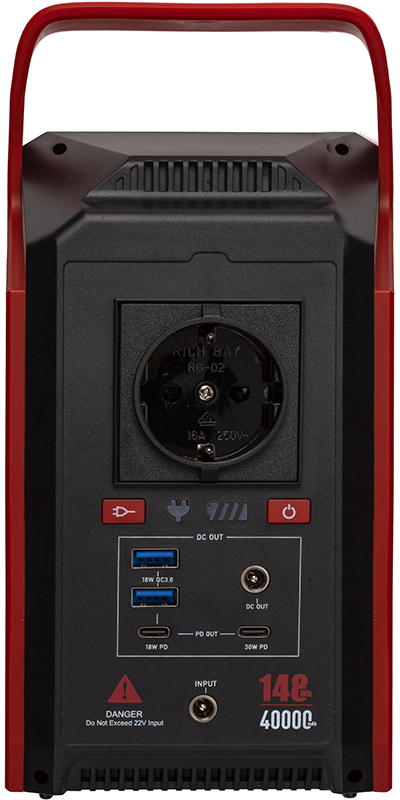 Зарядная станция универсальная PowerPlant PP-425 40000mAh, PD 30W, AC 200W (PB931415) - Фото 1