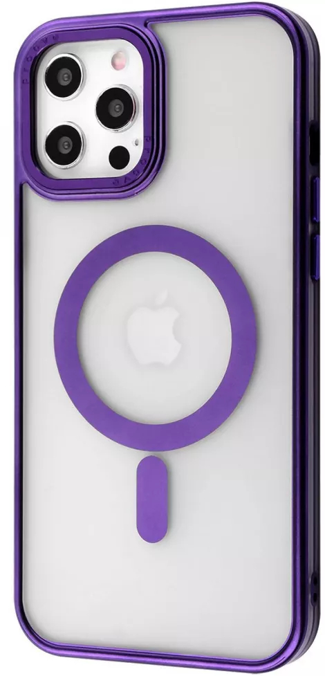 Чохол для смартфону Proove Blur Case with Magnetic Ring iPhone 12 Pro Max Deep Purple (PCBCIP120P04) - Фото 1