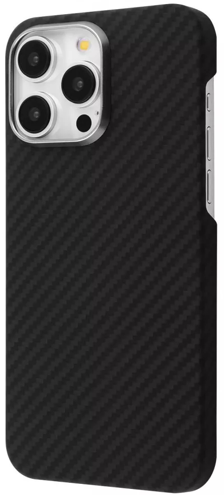 Чехол для смартфона Proove Carbon Slim with Magnetic Ring iPhone 15 Pro Max Black (PCCSIP15PM02) - Фото 1