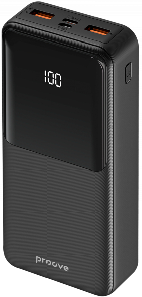 Батарея мобільна Proove Illuminator 22.5W 20000mAh black (2001001739744) - Фото 1