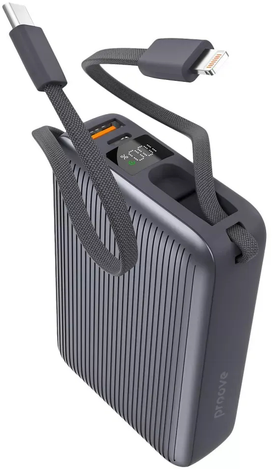 Батарея мобильная Proove Moon Rock 22.5W 20000mAh Gray (PBM222012105) - Фото 1