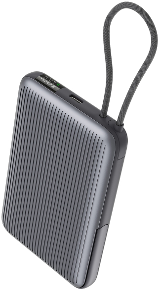 Батарея мобильная Proove Moon Rock 2 in 1 22.5W 10000mAh Gray (PBR122012105) - Фото 1