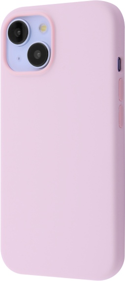 Чехол для смартфона Silicone Case with Magnetic Ring iPhone 15 Light Pink (PCSMIP150024) - Фото 1