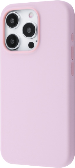 Чехол для смартфона Silicone Case with Magnetic Ring iPhone 15 Pro Light Pink (PCSMIP15P024) - Фото 1