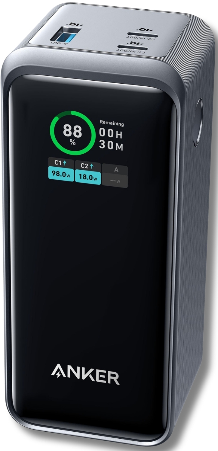 Батарея мобильная Anker 735 Prime 200W (20000 mAh) Black (714962) - Фото 1