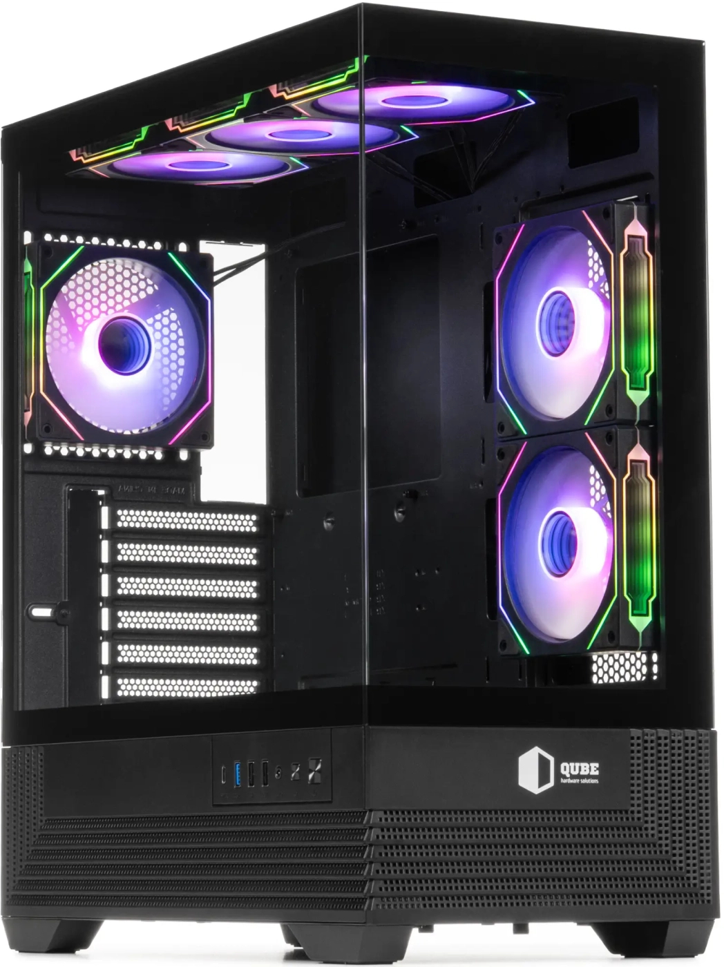Корпус QUBE FORT ARGB Black (FORT_GBNU3) - Фото 1
