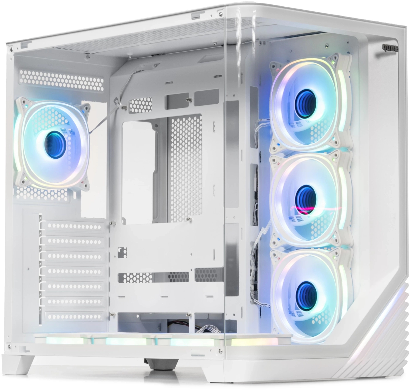 Корпус QUBE MIRAGE 7ARGB White (MIRAGE_GWNU3) - Фото 1