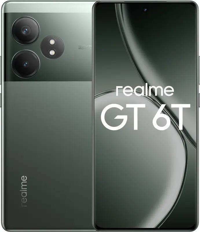 Смартфон realme GT 6T 8/256Gb Green купити - ціна, характеристики | Comfy