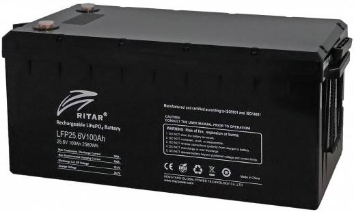 Аккумулятор для ИБП Ritar 24V 100 Ah (LFP25.6V100Ah G1) - Фото 1