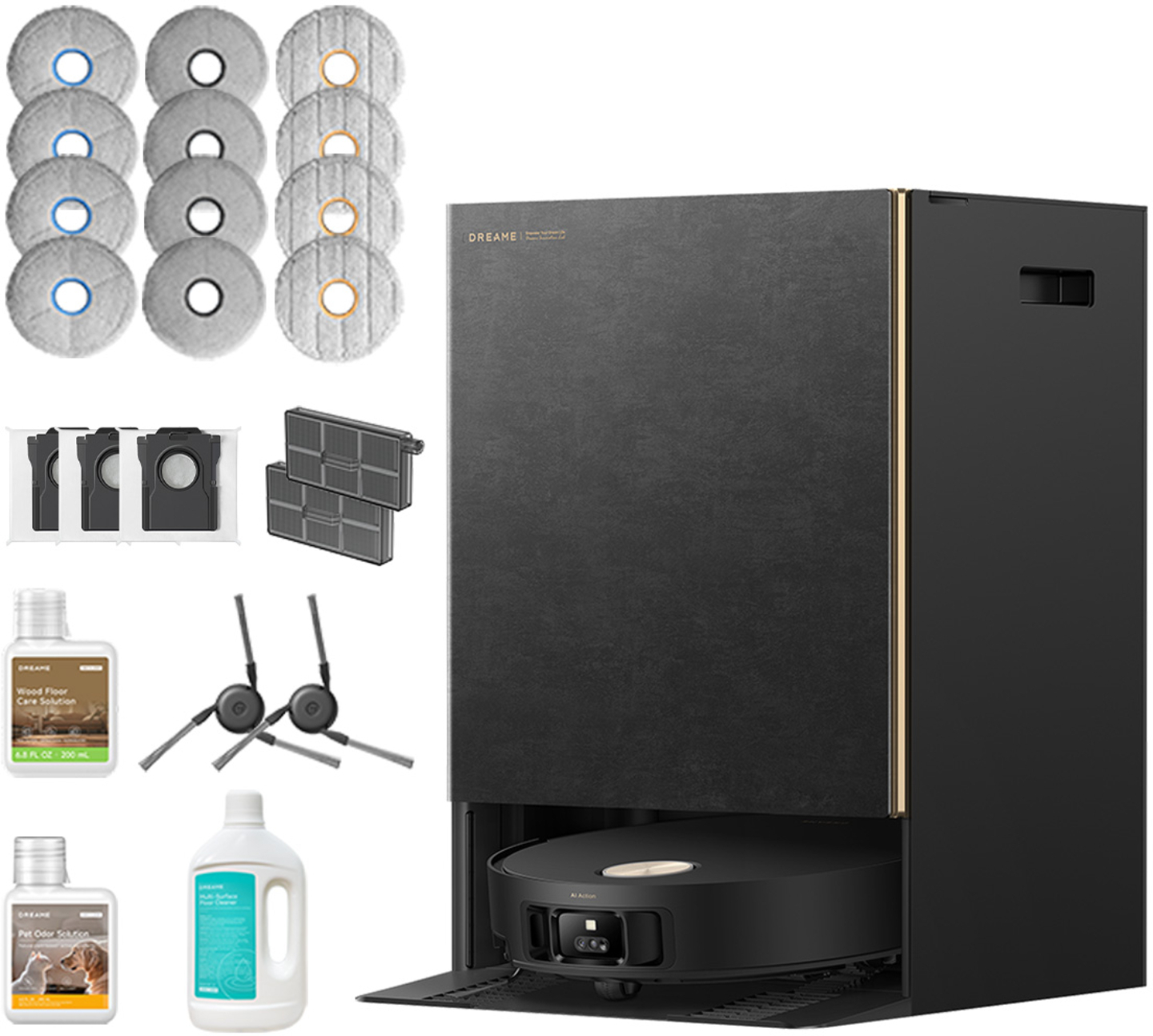 Робот-пылесос моющий Dreame Bot MatriX 10 Ultra Black (RLX95CE-bl) - Фото 1