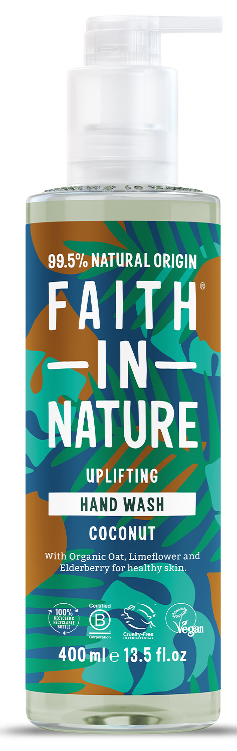 Жидкое мыло для рук Faith In Nature Натуральное с кокосом 400 мл (6.35350) - Фото 1
