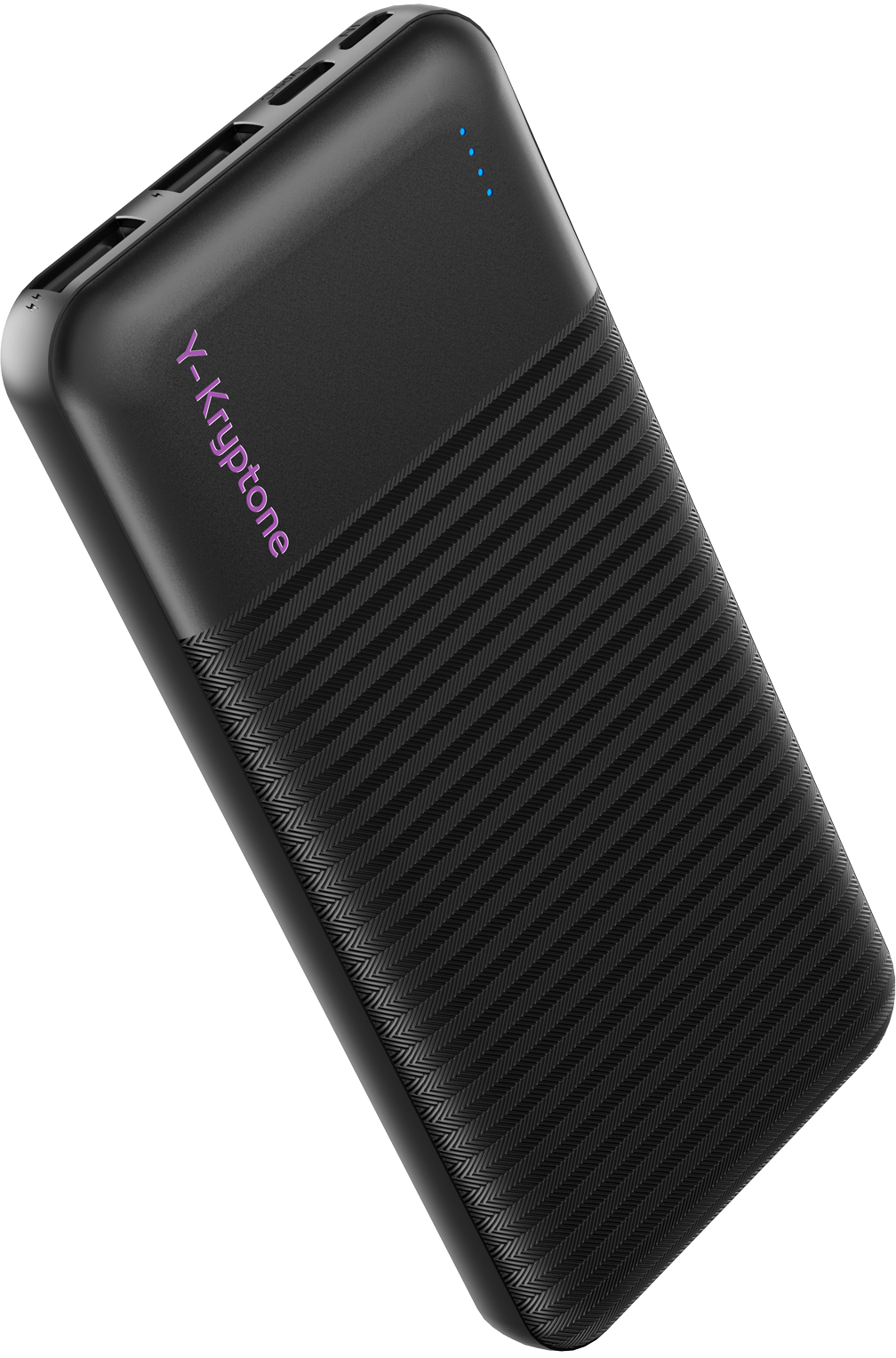 Батарея мобильная Y-Kryptone N-13 10000 mAh ULTRA Slim Black (YK-N13-B) - Фото 1
