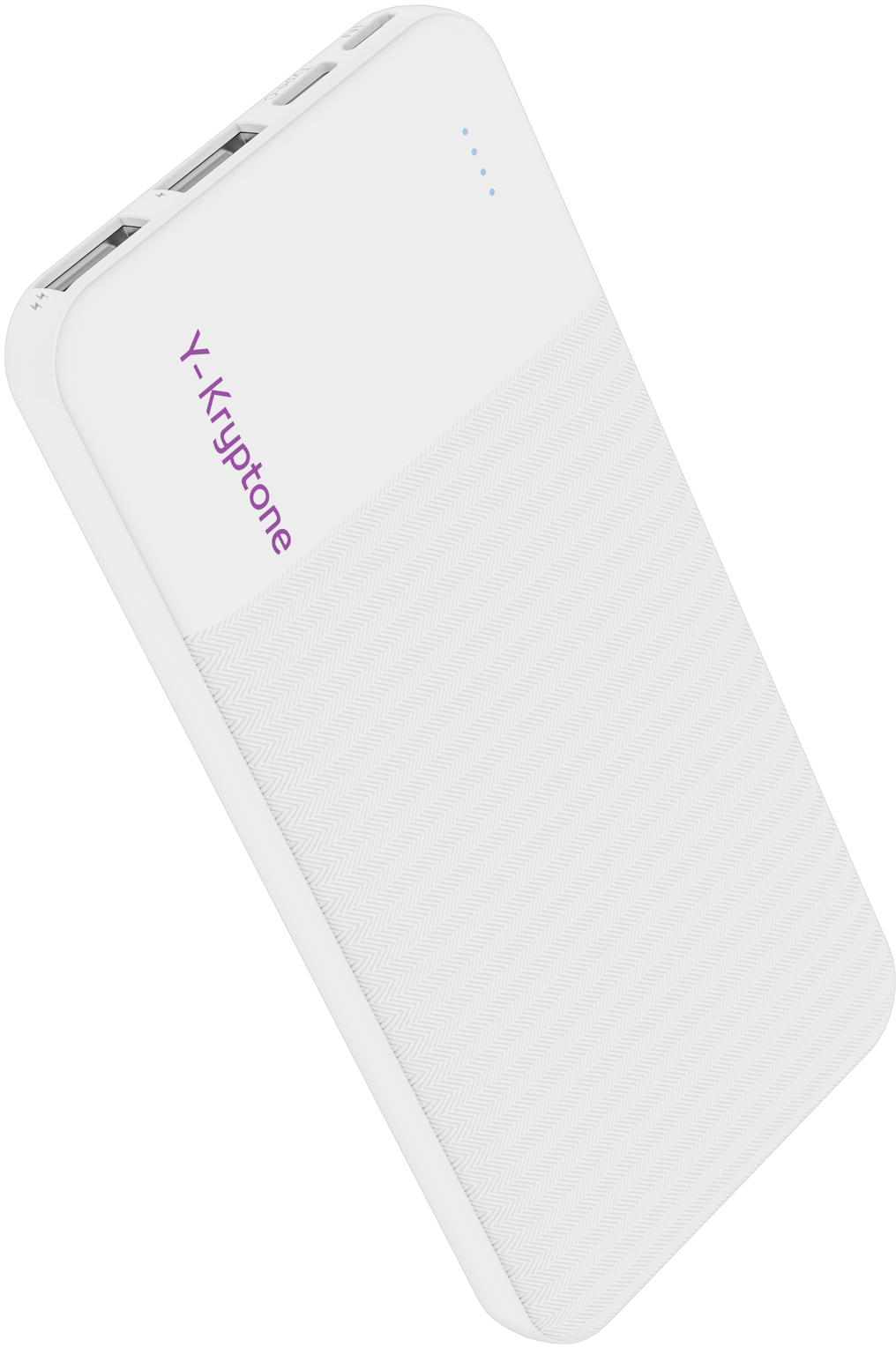 Батарея мобильная Y-Kryptone N-13 10000 mAh ULTRA Slim White (YK-N13-WH) - Фото 1