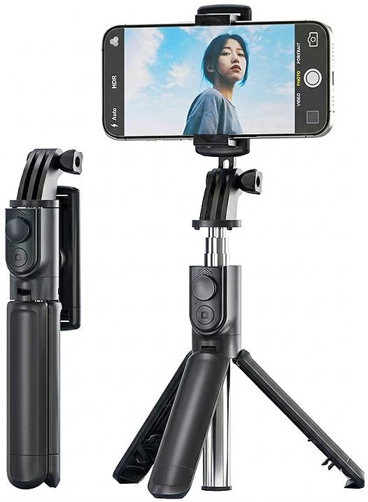Трипод для селфі Bavin AP-10 TIKTOK TRIPOD SELFIE STICK Black (AP-10-BK ...