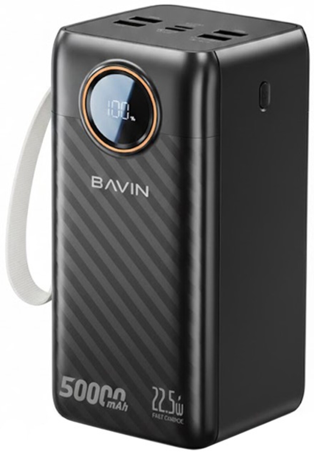 Батарея мобільна Bavin PC1157S 50000 mAh FAST CHARGING 22.5W Black (Y-PC1157S-BK) - Фото 1