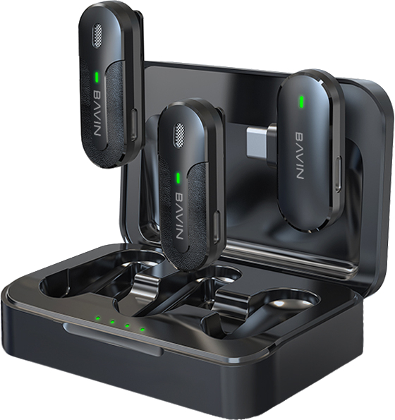 Микрофон для смартфона Bavin MP-102 Type-C Black (MP-102 BK) - Фото 1