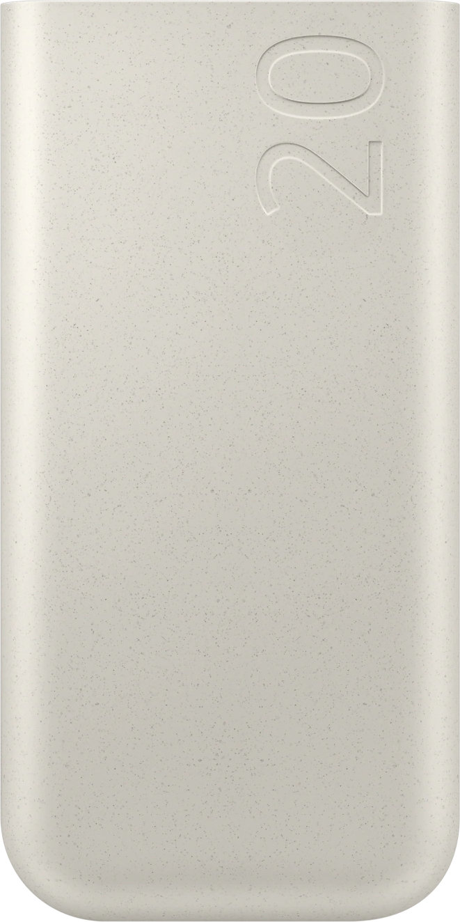 Батарея мобильная Samsung Battery Pack 20000 mAh 45W Super Fast Charging 2.0 Beige (EB-P4520XUEGEU) - Фото 1