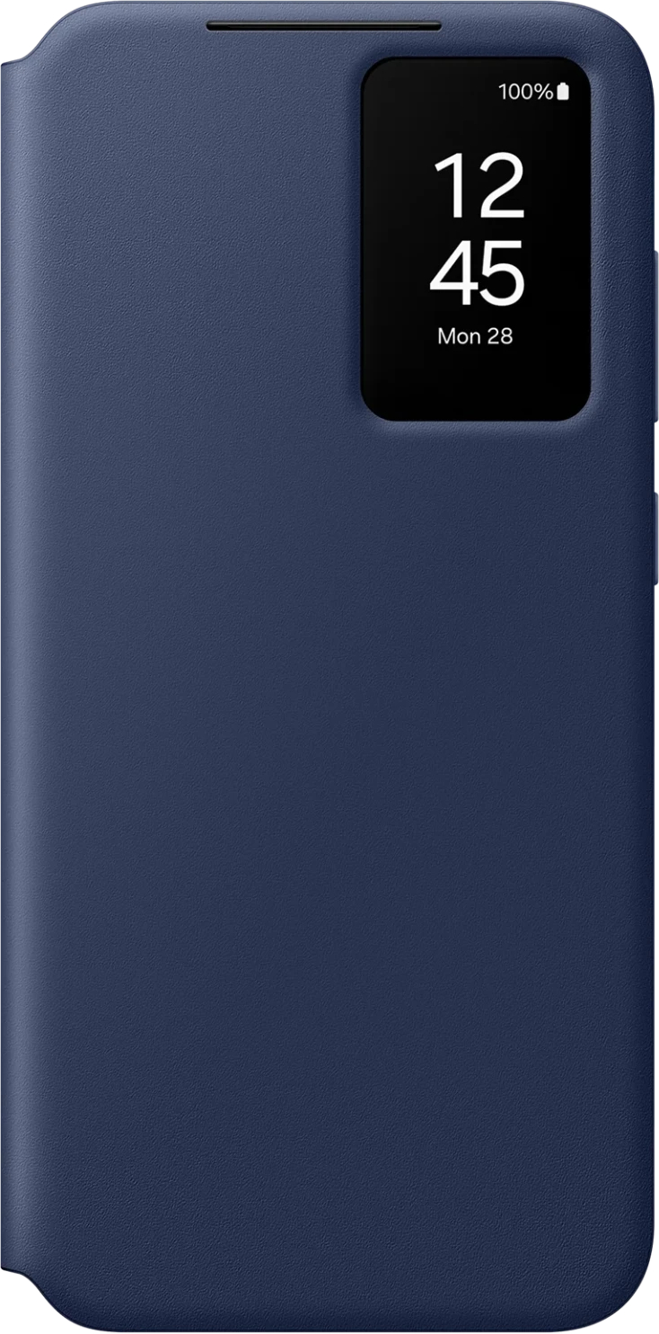 Чехол для смартфона Samsung Smart View Wallet Case S24 FE Blue (EF-ZS721CLEGWW) - Фото 1