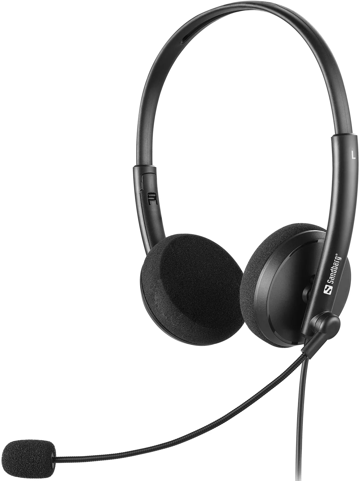 Гарнитура проводная Sandberg MiniJack 3,5 мм Office Headset (325-41) - Фото 1
