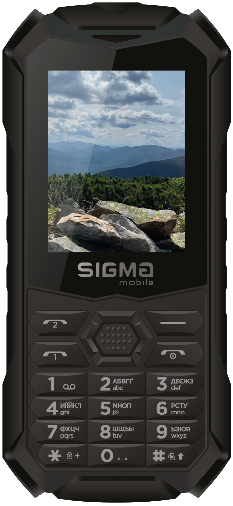 Мобильный телефон Sigma mobile X-treme PV68 TYPE-C Black - Фото 1