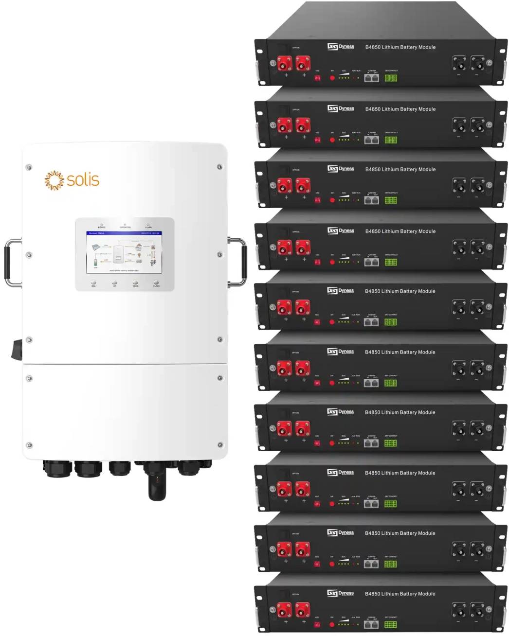 Система хранения энергии Solis S6-EH3P15K-L-LDY24K1-LFP - Фото 1