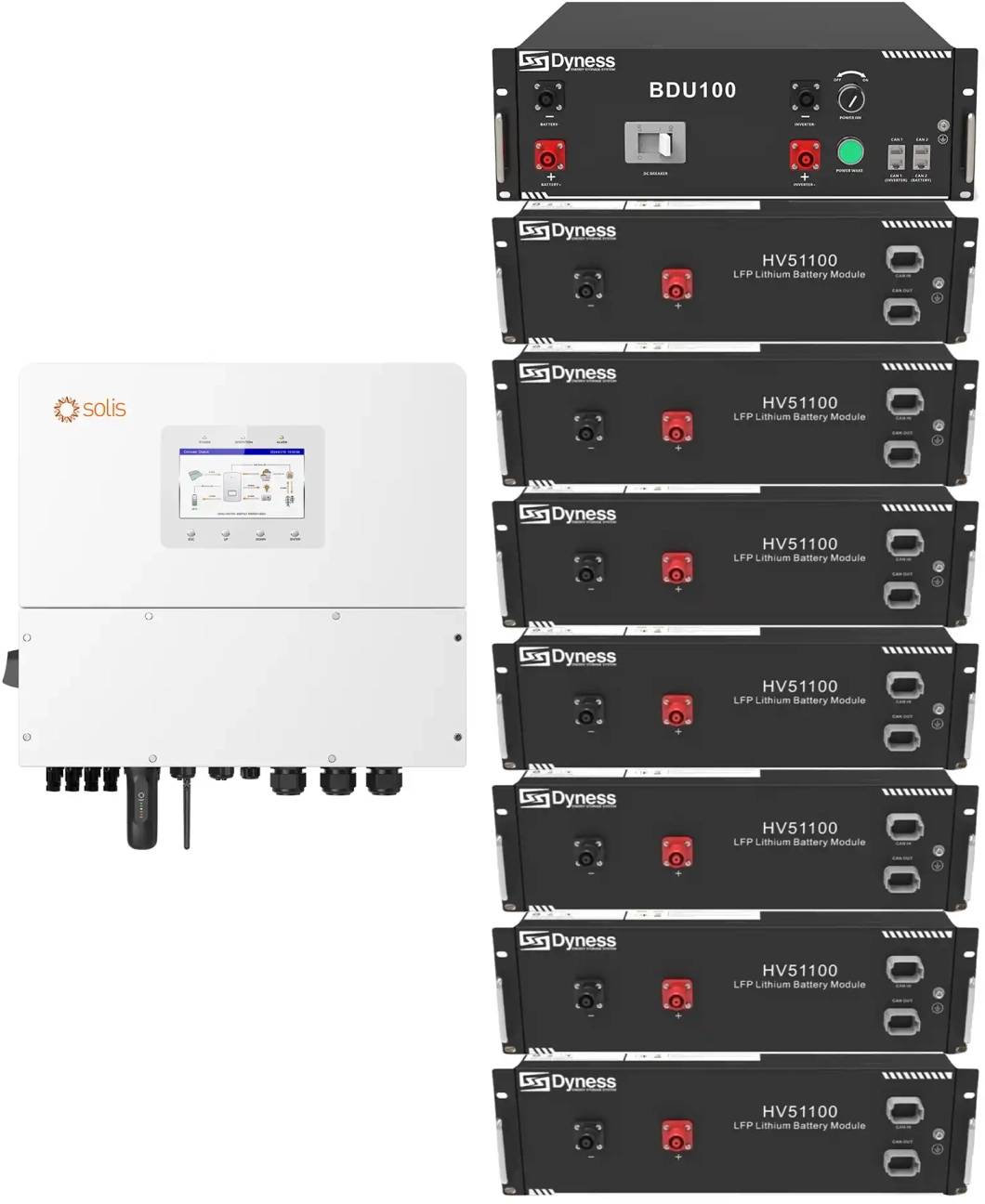 Система хранения энергии Solis S6-EH3P20K-H-HDY35.84K1-LFP - Фото 1