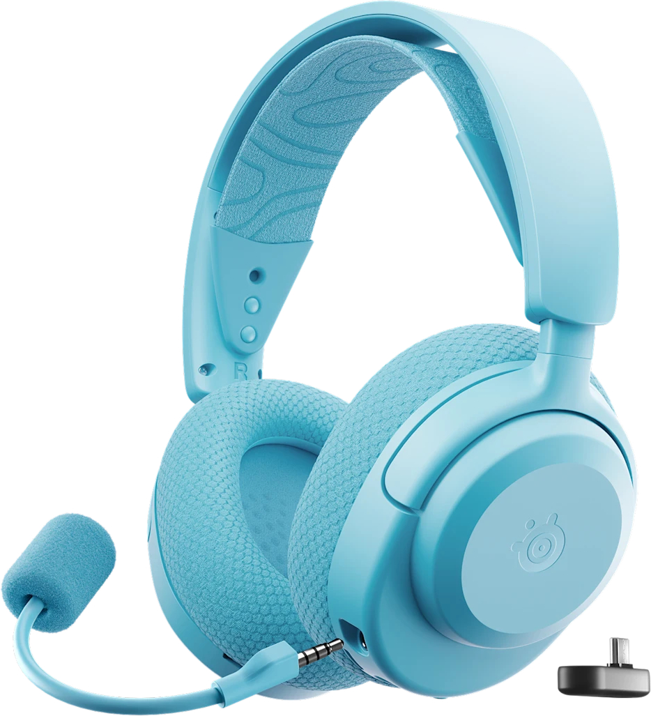 Гарнитура беспроводная игровая SteelSeries Arctis Nova 3X Wireless MultiPlatform/Xbox Aqua (61691) - Фото 1